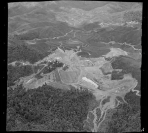 Land development for Hunua Dam, Hunua, south of Auckland