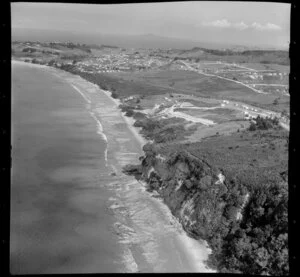Stanmore Bay, Whangaparaoa Peninsula, Auckland Region, showing beach