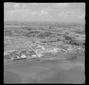 Westfield, Auckland, featuring factory of Kempthorne Prosser & Company's New Zealand Drug Company Ltd