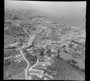 Rothesay Bay, North Shore City, Auckland, showing houses