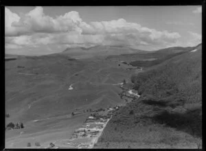 Rotorua, showing houses and forest area