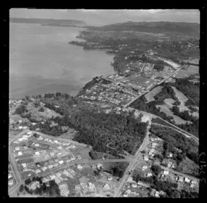 Blockhouse Bay, Auckland, showing Kinross Street, Craigavon Road, Godley Road and Green Bay