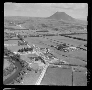 Te Teko, Bay of Plenty, including Mount Edgecumbe (Putauaki) in the background