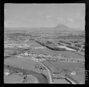 Edgecumbe, Bay of Plenty, including Mount Edgecumbe (Putauaki) in the background