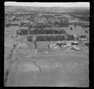 Kumeu Show, Rodney District, Auckland, with racecourse