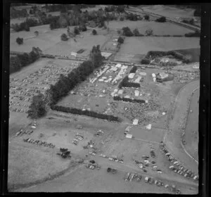 Kumeu Show, Rodney District, Auckland, with racecourse