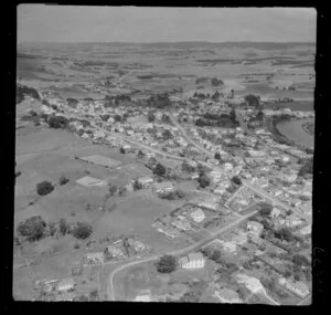 Helensville, Auckland, showing Garfield Road and Rautawhiri Road intersection