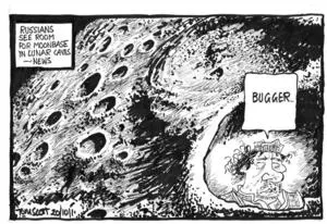 Scott, Thomas, 1947- :Russians see room for moonbase in lunar caves - news. 20 October 2011