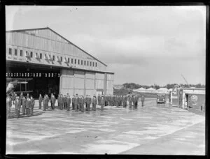 New Zealand General Reconnaisance Squadron, RNZAF, Whenuapai, with hangar