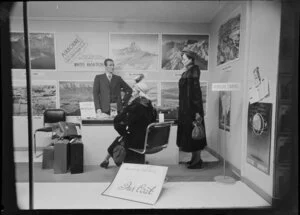 White's display window in Rendell's department store, Waitakere