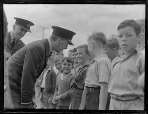 Royal New Zealand Air Force base, Hobsonville, Sir Cyril Newall with children