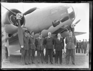 Royal New Zealand Air Force base, Hobsonville, Lockheed Hudsons first test flight