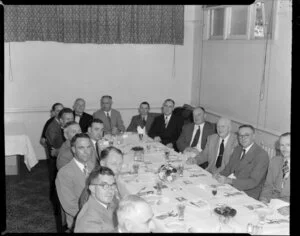 Tasman Empire Airways Ltd dinner, at the Trans Tasman Hotel, Auckland