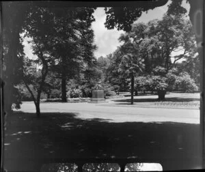 The Sefton Moorhouse statue, Botanic Gardens, Christchurch