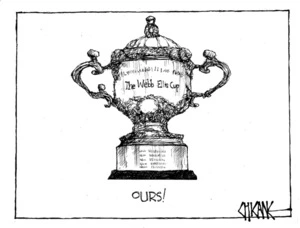 Winter, Mark 1958- :'The Webb Ellis Cup.' 24 October 2011