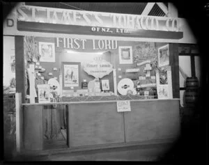 St James Tobacco Company stall at Epsom, Auckland