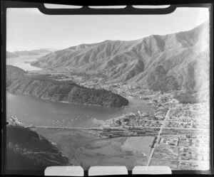 Picton and harbour in Queen Charlotte Sound, Marlborough District