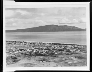 Paraparaumu Beach, Kapiti Coast District looking towards Kapiti Island