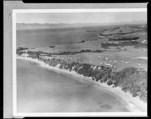 Orere Point, Manukau, Auckland looking towards Firth of Thames and Coromandel Peninsula in the distance