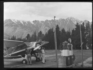 Southern Scenic Air Services, Blackmore's Waco aircraft at Queenstown