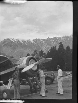 Southern Scenic Air Services, Blackmore's Waco aircraft, Queenstown