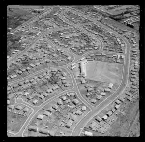 Mount Albert School, Auckland, showing surrounding area