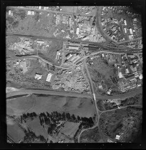 Ellerslie, Remuera, Auckland, showing factories and roads