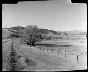 Rural countryside and road, Athol, Southland