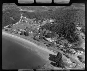 Paihia, showing beach and houses