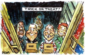 Evans, Malcolm Paul, 1945- :'Trick or treat?' 30 October 2011