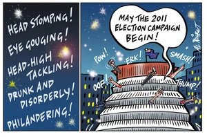 Nisbet, Alistair, 1958- :'May the 2011 Election Campaign begin!' 30 October 2011