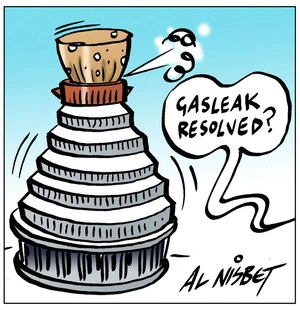Nisbet, Alistair, 1958-: 'Gas leak resolved?' 28 October 2011