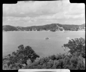 Fullers ferry Kewpie, leaving Paihia, Bay of Islands, Northland