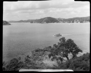 Fullers ferry Kewpie, leaving Paihia, Bay of Islands, Northland