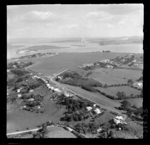 Onerahi area, Whangarei, including Limestone Island in the background