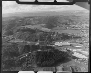 Wanganui, including pine tree plantations and factories