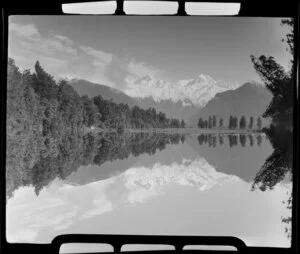 Lake Matheson and Mount Cook, South Westland