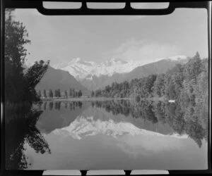 Lake Matheson and Mount Cook, South Westland