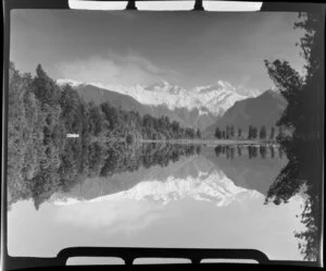 Lake Matheson and Mount Cook, South Westland