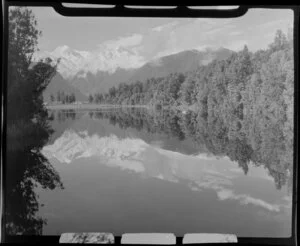 Lake Matheson and Mount Cook, South Westland