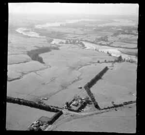 Collett and Fleming Ltd factory, Kumeu, Rodney District, Auckland, including rural area and river