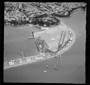 Bridge site, St Mary's Bay, Auckland, including housing