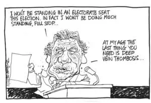 Scott, Thomas, 1947- :'I won't be standing in an electorate seat this election...' 4 November 2011