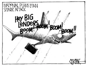 Winter, Mark 1958- :National plans loan shark attack. 8 November 2011.