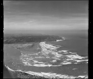 Waikato Heads, with the river mouth