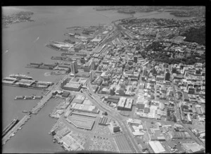 Auckland waterfront and wharves
