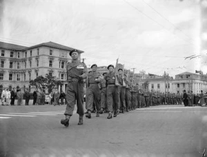SAS Squadron on parade, Wellington, October 1955