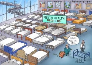"Mental health beds-r-us"