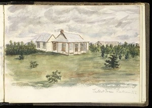 Alington, William Herbert, 1841-1938 :Talbot Trees, Rakaia, NZ. [ca 1872?]