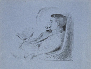 Shelley, James 1884-1961 :[Portrait of Walter Harris]. [Between 1925 and 1940?]